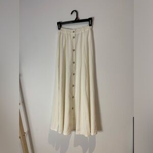 Vintage Cream White Skirt